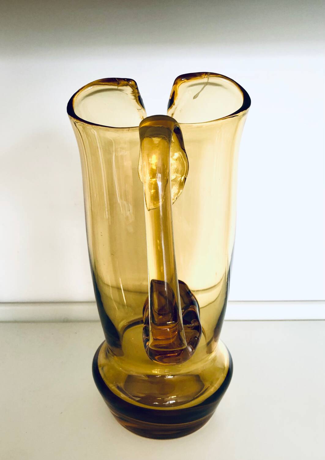 Pitcher in Art Lorraine glassware