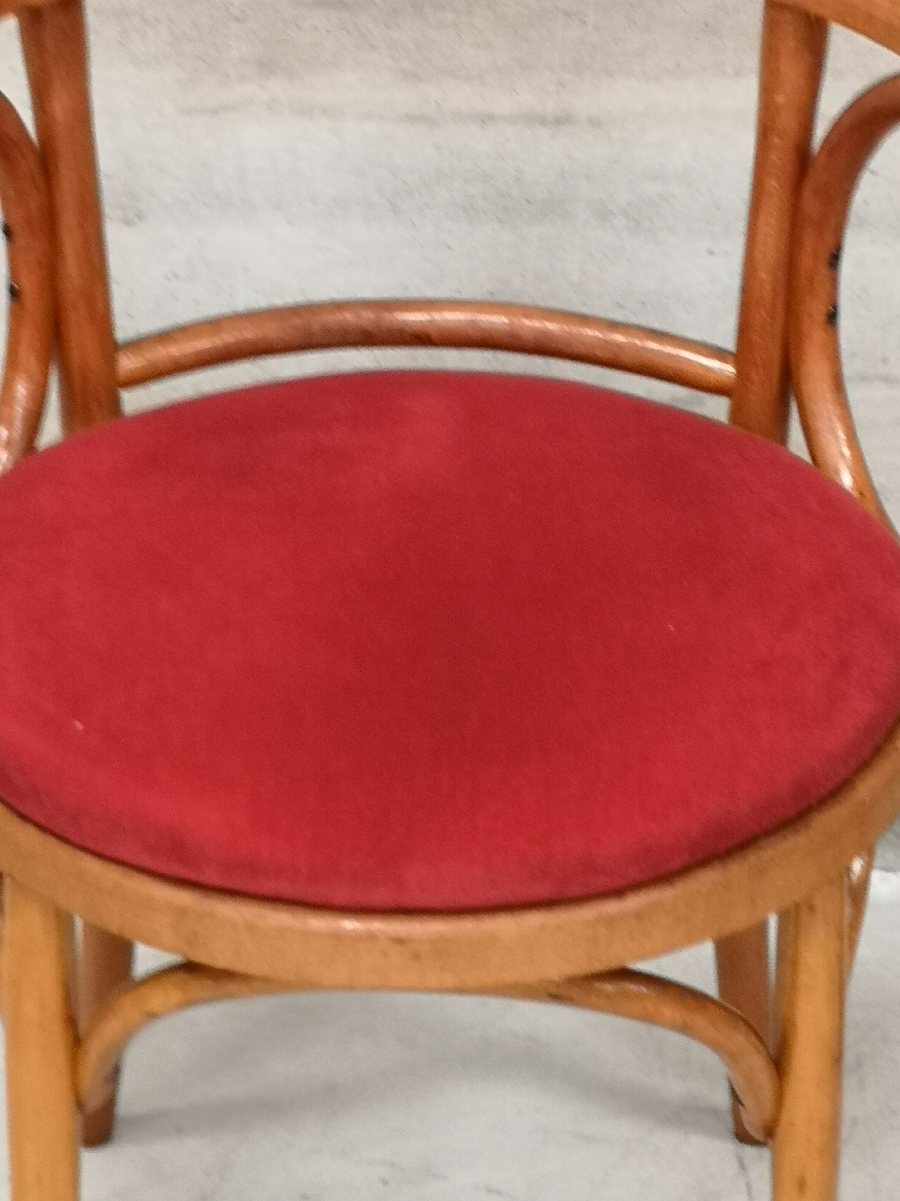 Ancien fauteuil Thonet bois courbé 1950