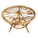 1950s rattan table from France