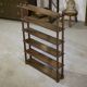 Beech shelf with ball feet, 1960s