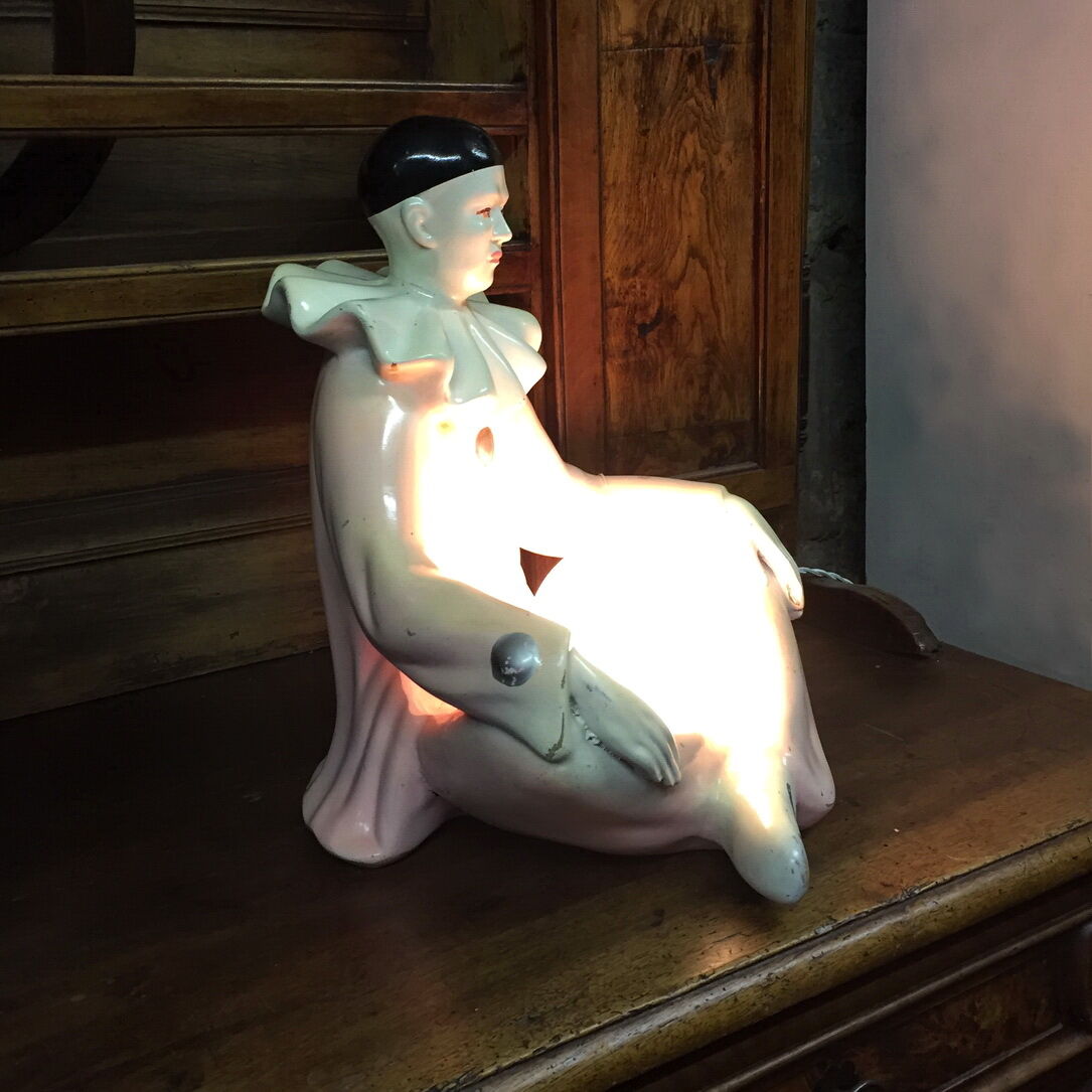 Pierrot art deco lamp