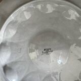 Plat à huîtres digoin sarreguemines france en barbotine grise