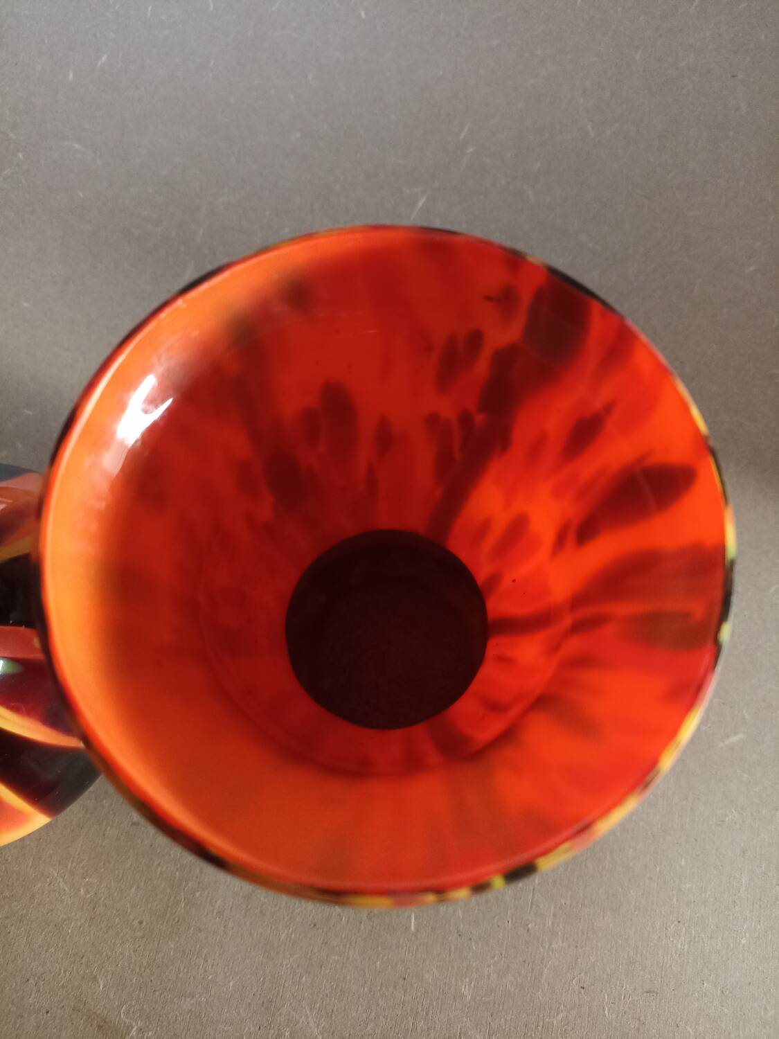 Pair of vintage glass vases