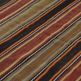 Turkish Anatolian Handmade Vintage Area Kilim Rug 336 cm x 173 cm