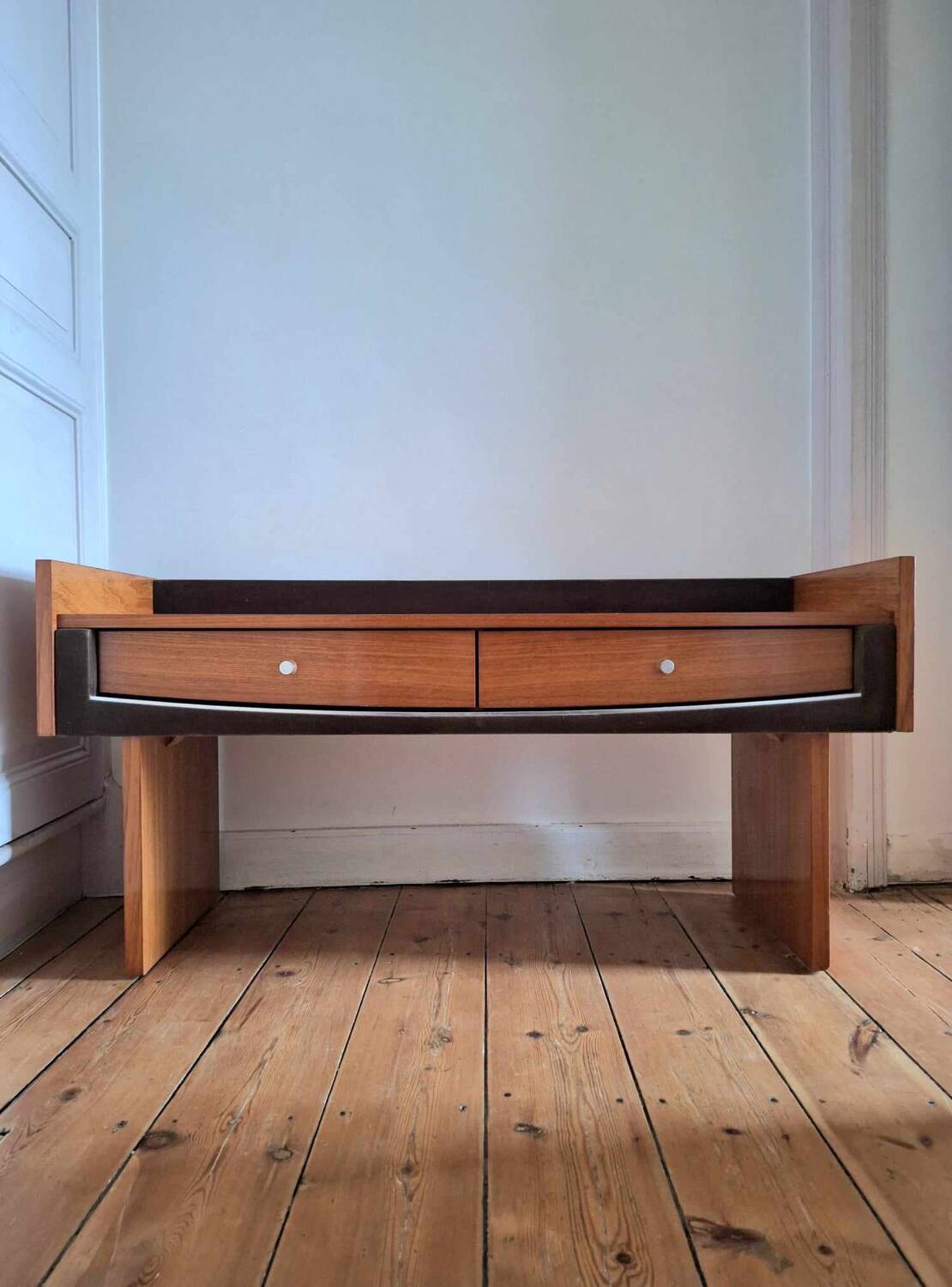 Vintage sideboard, old television cabinet, retro dressing table