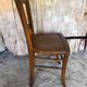 Chair bistrot luterma wood drawing sitting 70s vintage #a197