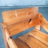 Set of Scandinavian Pine Side Chairs, Sweden, 1960s