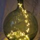 Demijohn old transparent green, estimated capacity around 12 to 15L