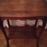 High wooden table