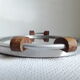 Vintage mirror tray