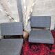 Paire de chauffeuses vintage