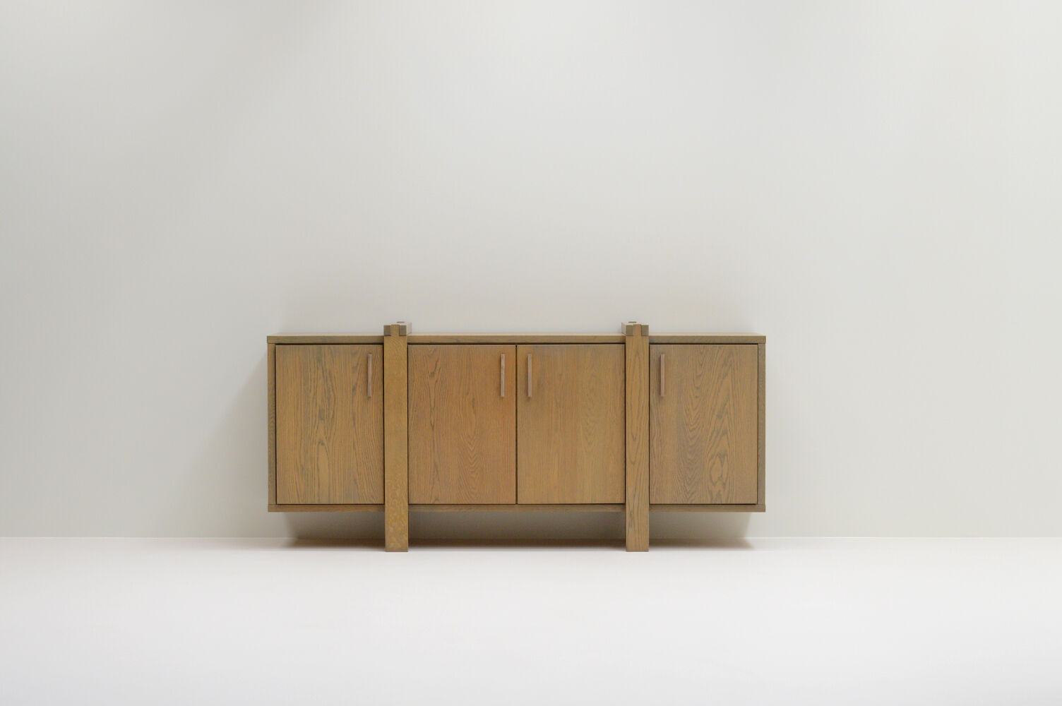 Oak grey wash sideboard, Belgium.
