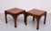 Drexel Chippendale pair Mahogany Sofa Tables 1970s USA