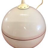 Suspension vintage en verre opalin