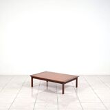 Hans Olsen rosewood leather coffee table