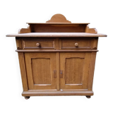 Commode 2 portes 2 tiroirs en bois massif