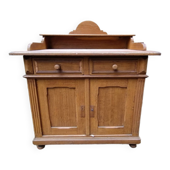 Commode 2 portes 2 tiroirs en bois massif