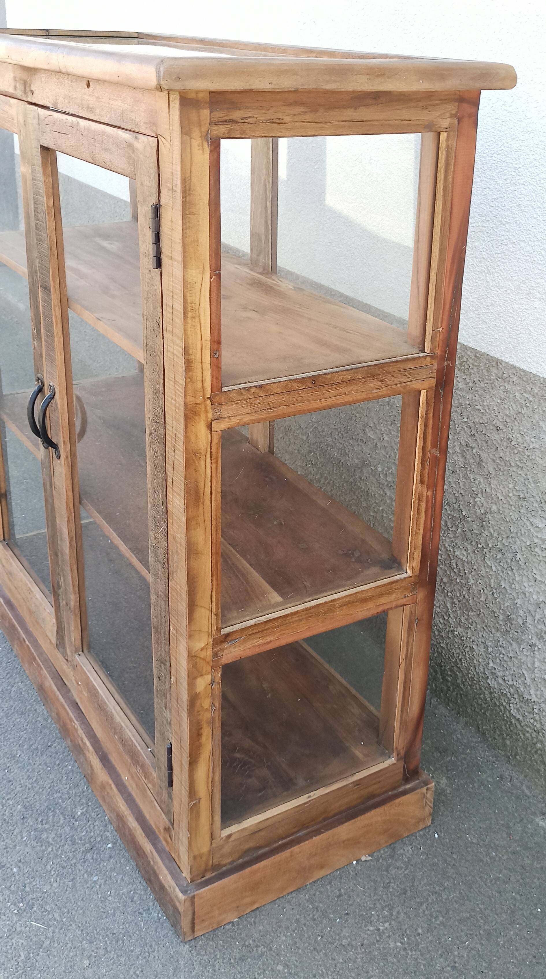 Wooden showcase
