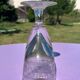 Antique engraved absinthe glass