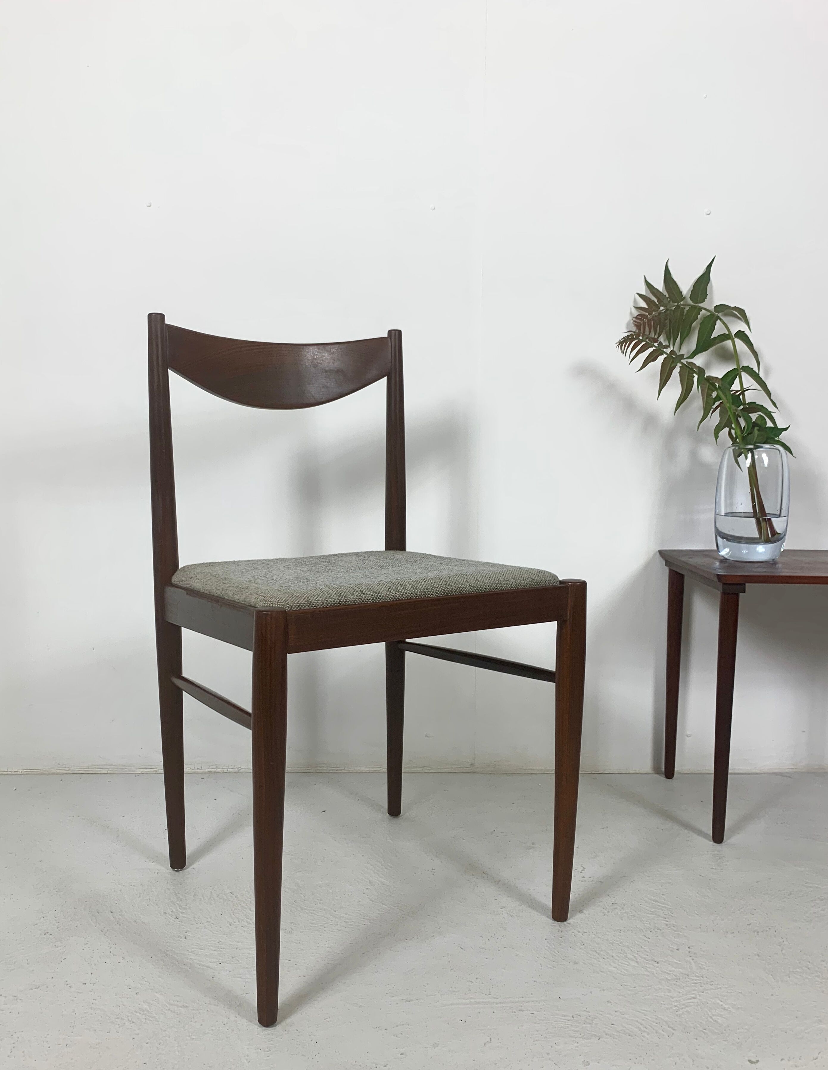 Danish midcentury chair in afromosia 1950s