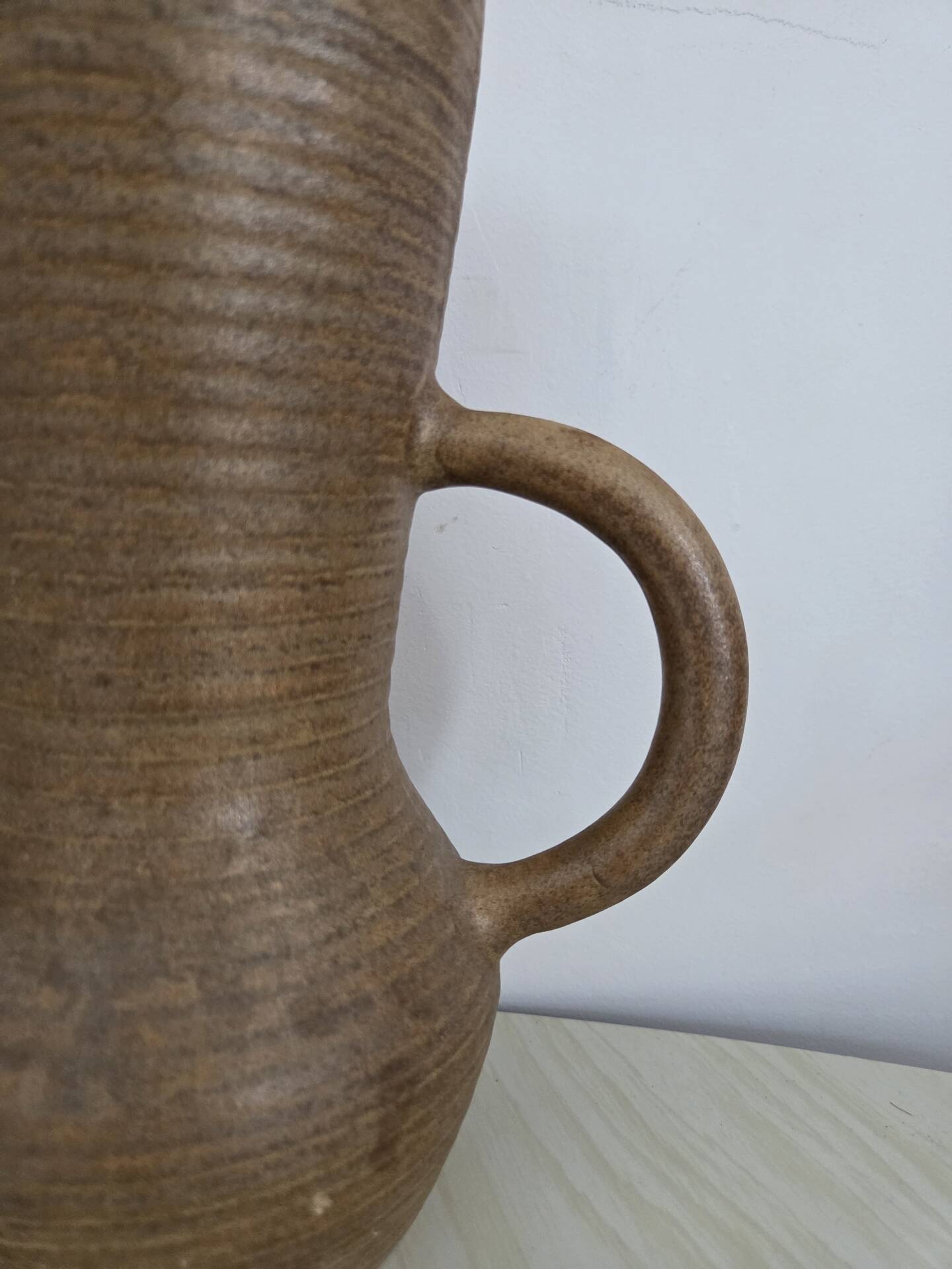 Brutalist stoneware jug