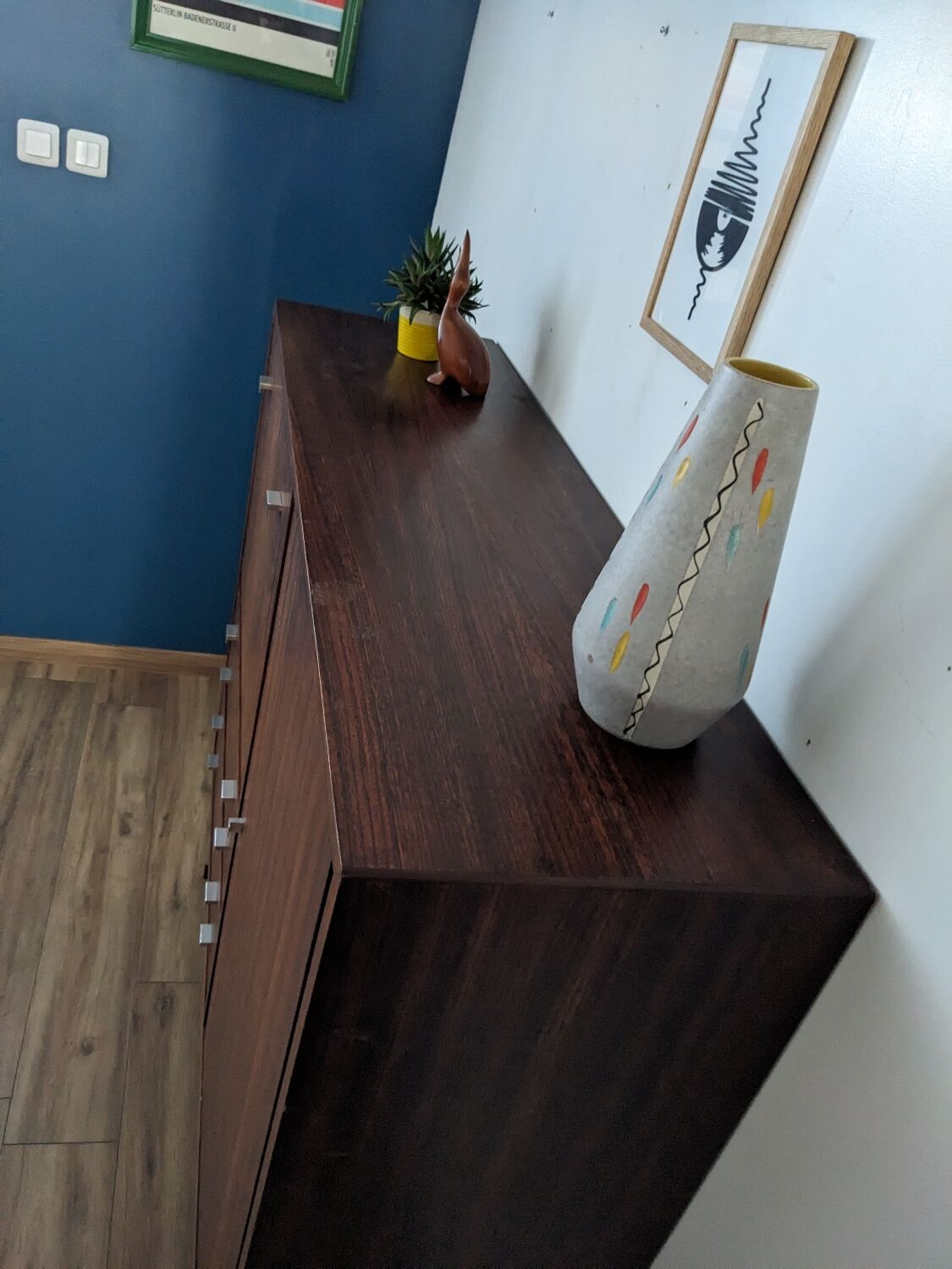 vintage secretary desk Scandinavian design