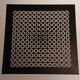 Vasarely silkscreen print - "Deep Kinetics" - 3D Illusion & Black and White