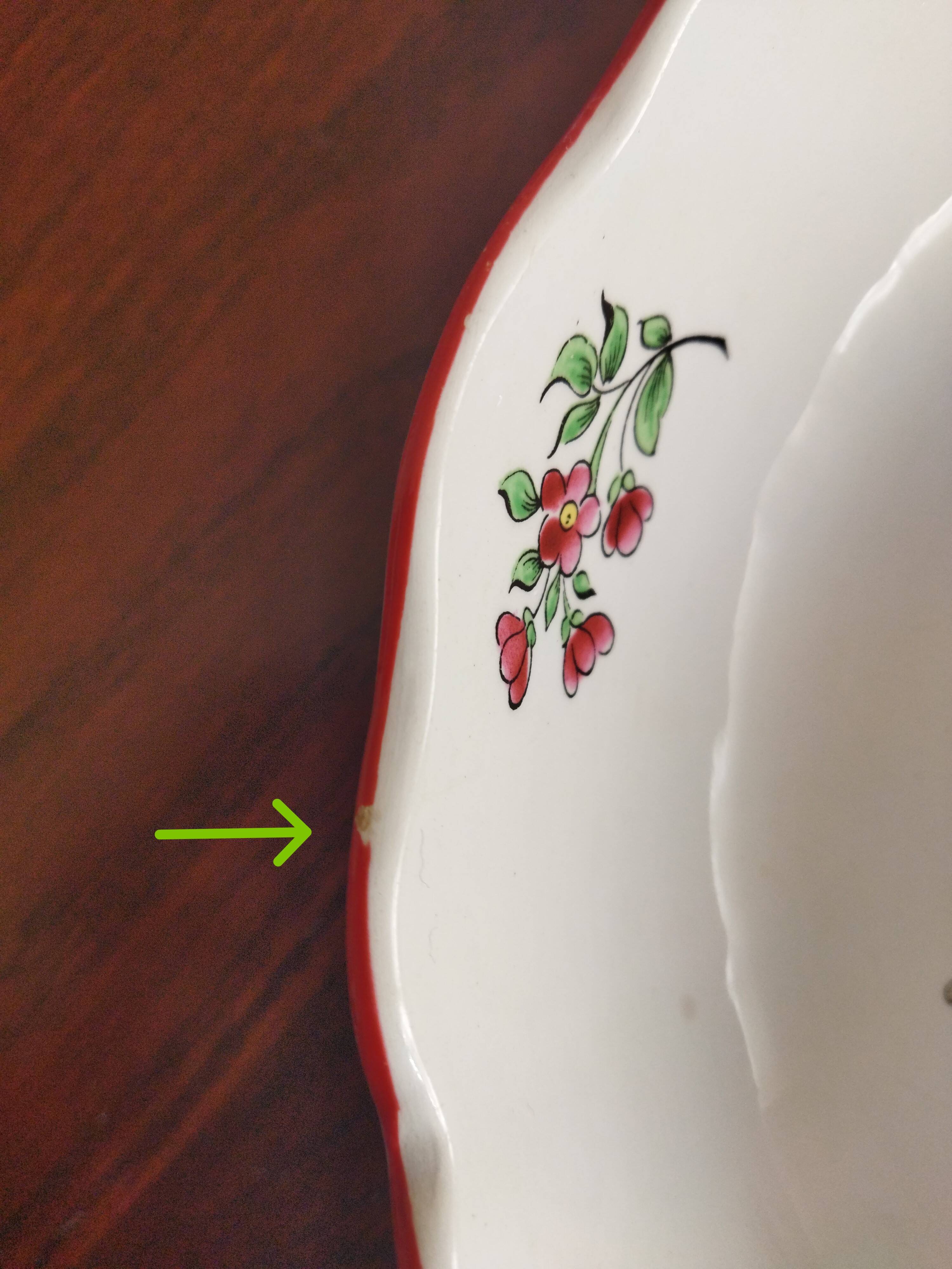 "Fine Street Lamp" salad bowl KG Lunéville