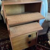 Teak shoe cabinet