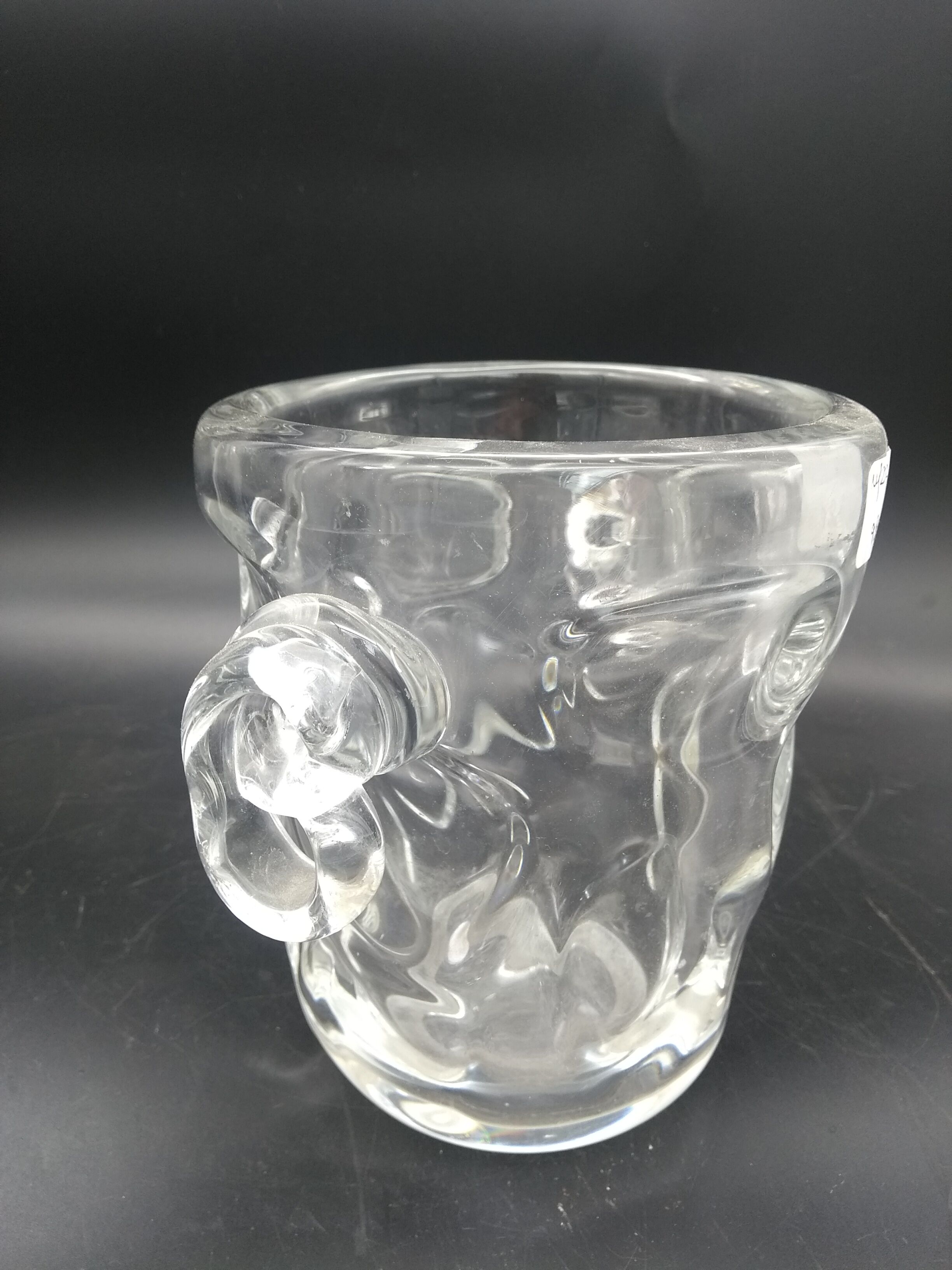 1950s crystal vase