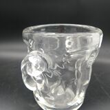 1950s crystal vase