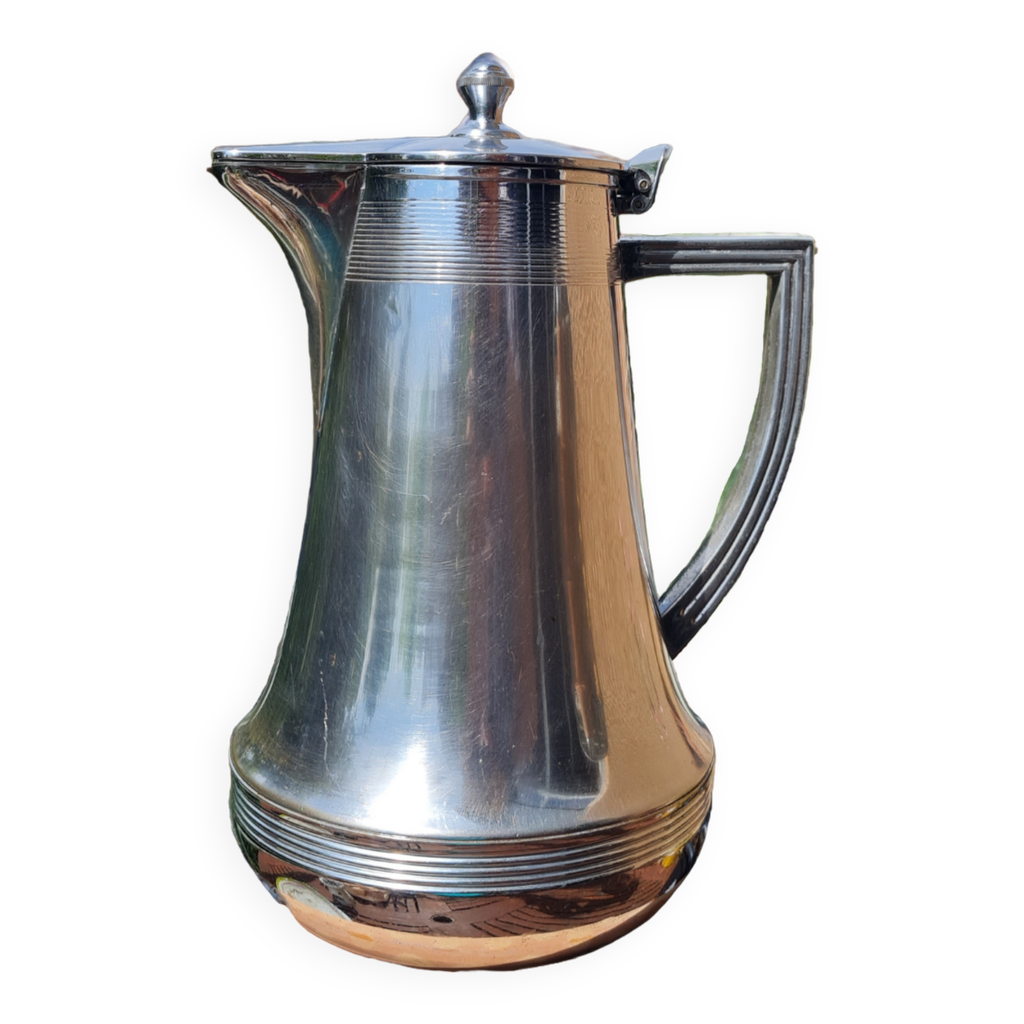 Pichet Isotherme Vintage LULU HIMALAYA - Années 70 - Orange/Chrome - Occasion Bon État