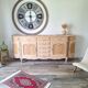 Louis XV style buffet in solid cherry wood, renovated.