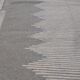 Traditional handmade gray carpet in pure wool 151x204cm