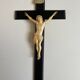 Christ on the cross, ivory and ebony