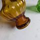 Pair of vintage Empoli style carafes from the 70s.