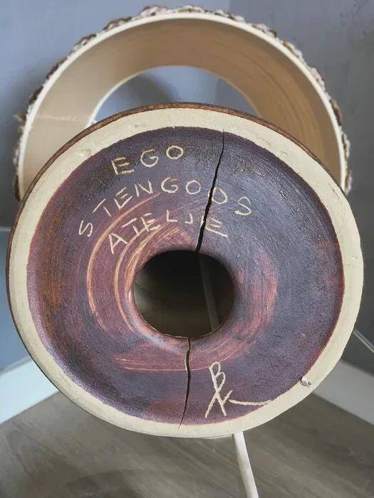 Ego Stengods stoneware table lamp by Bruno Karlsson, Sweden, 1960s