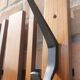 Vintage wall dressing coat hanger in Teck and Steel, Denmark, 1950s