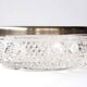 Circled crystal dish