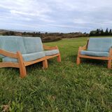 Brutalist living room, Sweden, 1960s