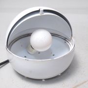 Lampe boule à volet pivotant Lamperti, années 60