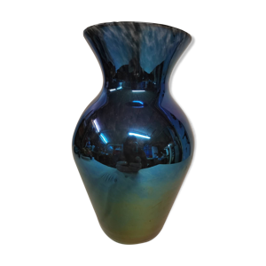 vase irisé, verrerie