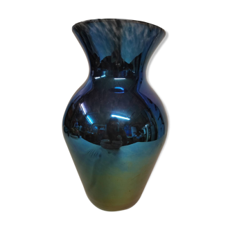 Vase irisé, verrerie de Loetz