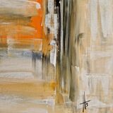 Abstract painting table