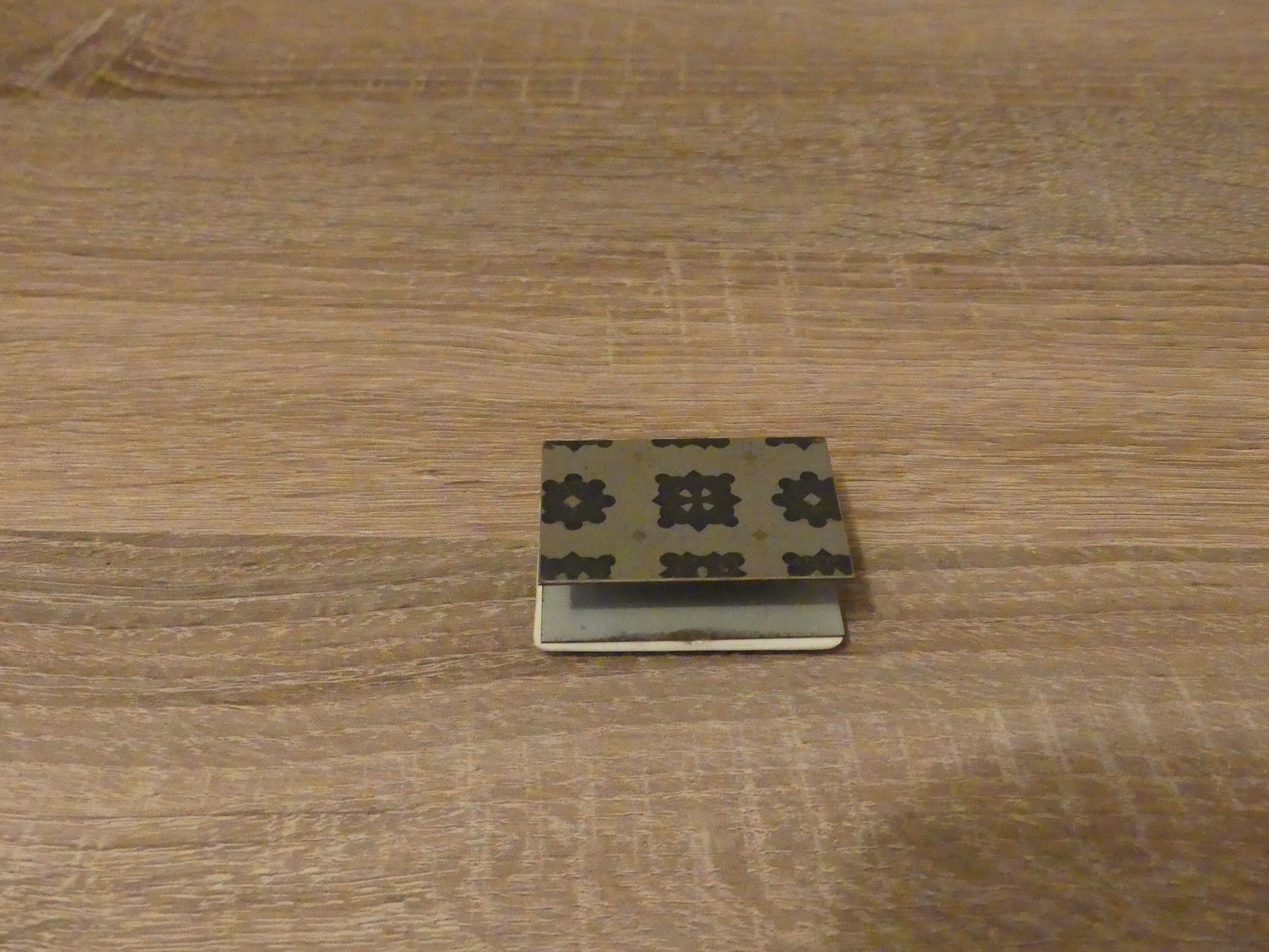 Case with porcelain matchbox