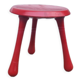 Stool Ingvar Kamprad limited edition red