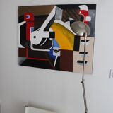 Unique original painting "solar gear" by Bodasca