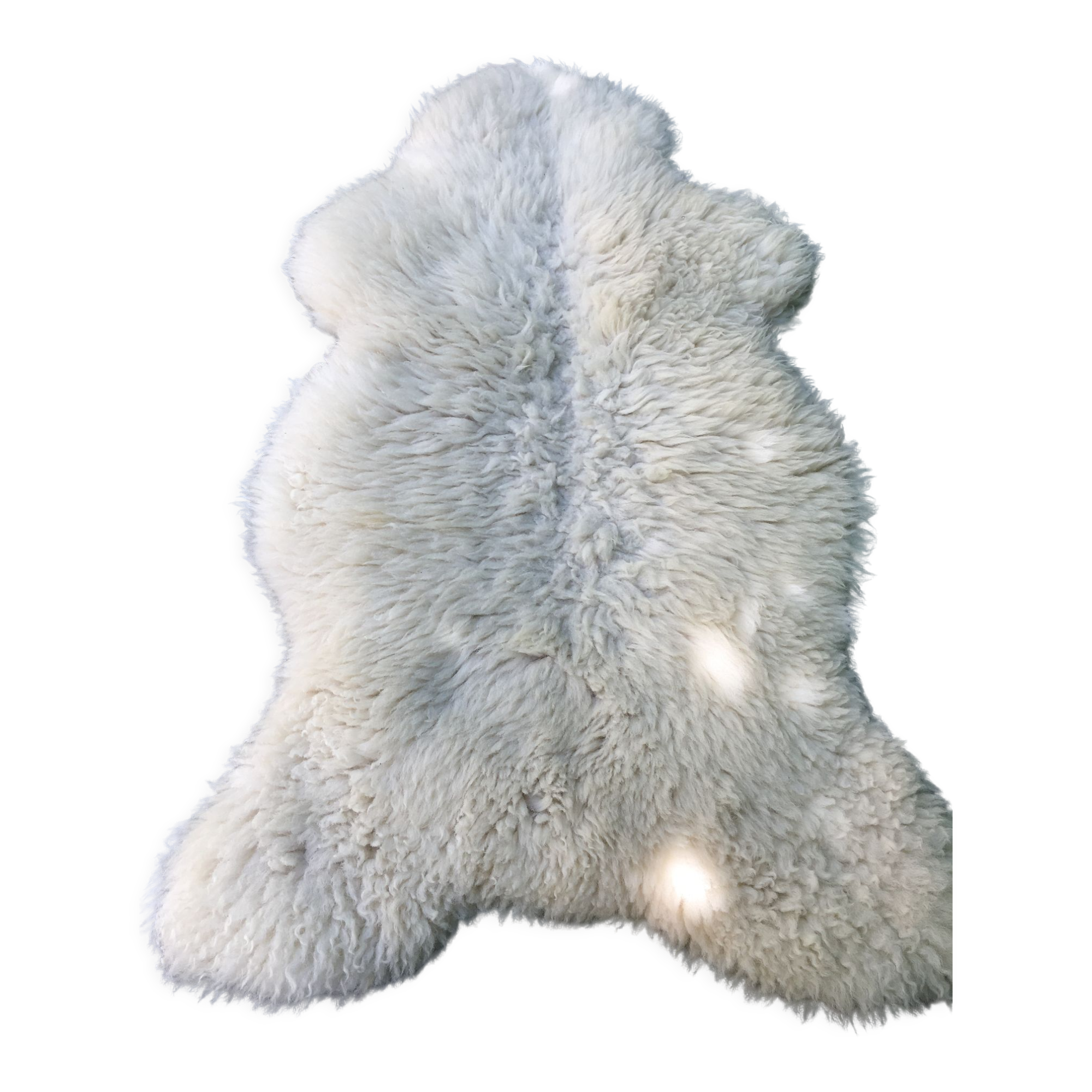 Thick and natural sheepskin 100 cm x 60 cm