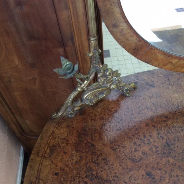 Antique wooden dressing table