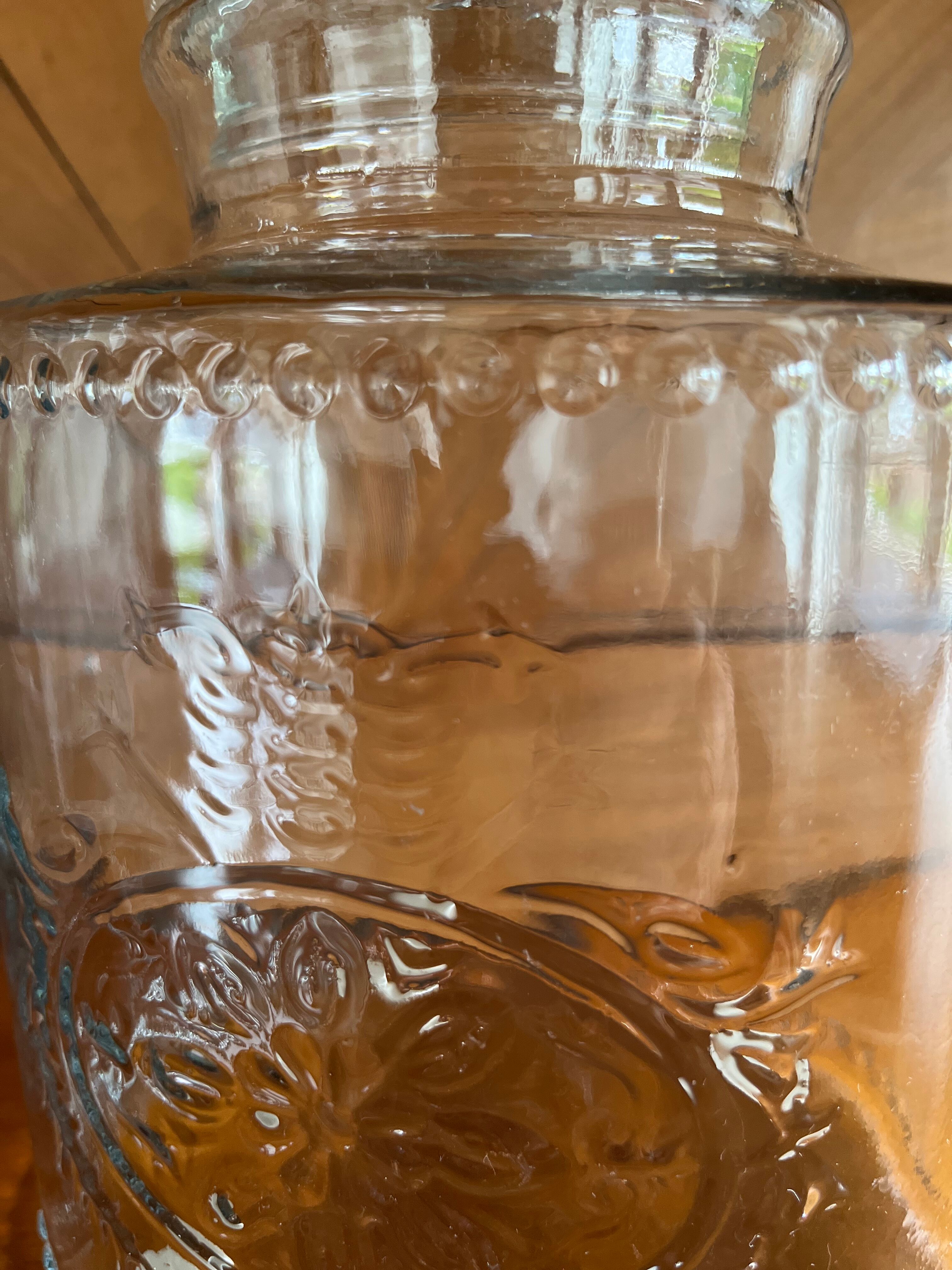 Oval confectionery jar